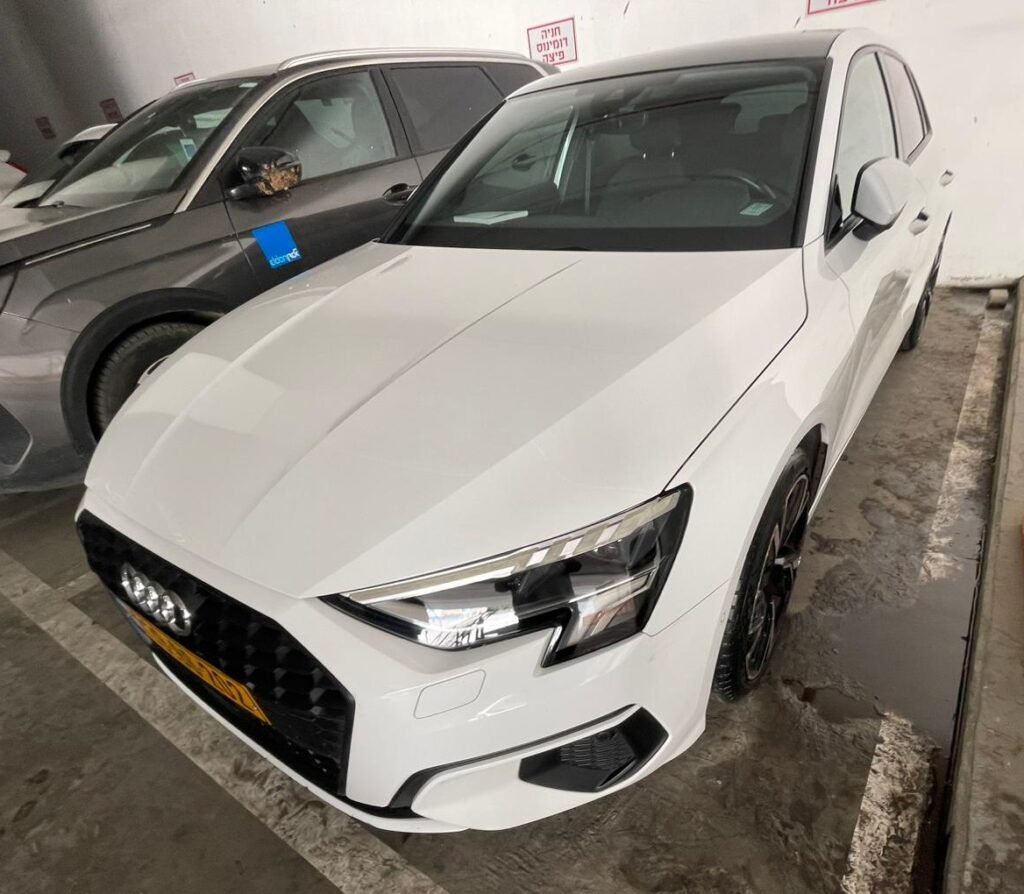 אאודי A3 לבנה - פוליש מקצועי וציפוי ננו קרמי Zirconite בבית הלקוח ברמת גן (3)