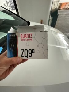 אאודי A3 לבנה - פוליש מקצועי וציפוי ננו קרמי Zirconite בבית הלקוח ברמת גן - ציפוי ננו - קוורץ
