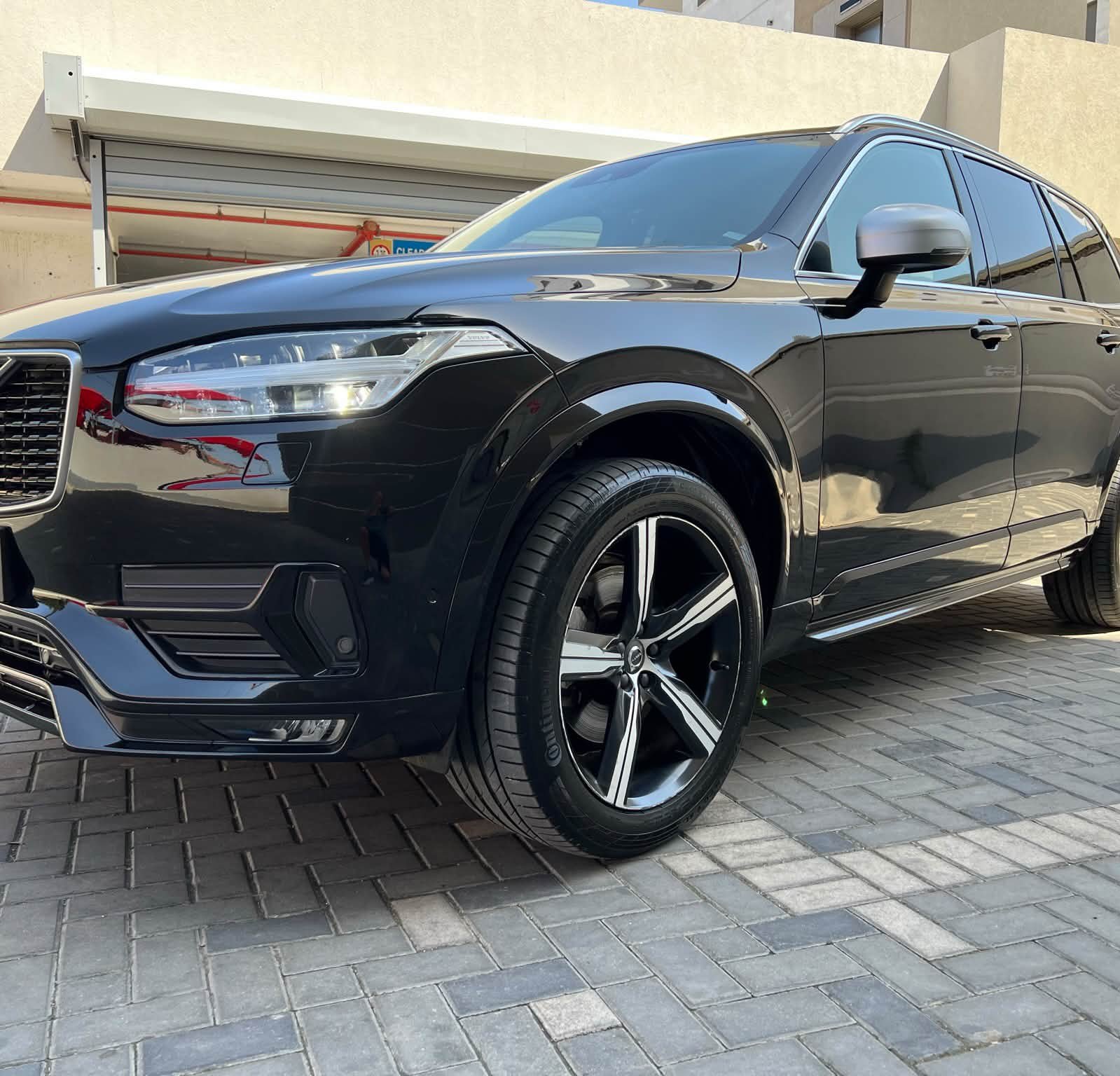וולוו XC90 מבט מהצד אחרי פוליש וציפוי ננו